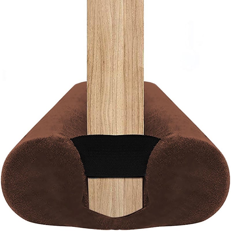 BKSAI Door Draft Stopper for Doors 29-35"" No Adhesive Draft Stopper for Bottom of Door Draught Excluder Under Door Wind Blocker Reduce Noise Draught Excluder Sweep Sound Proof(Brown) - Image 1